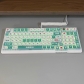 Mahjong / CS GO / EVA / GUMDAM 104+18 Clear PC+PBT Dye-subbed Pudding Jelly Keycaps Set MDA Profile Mechanical Keyboard